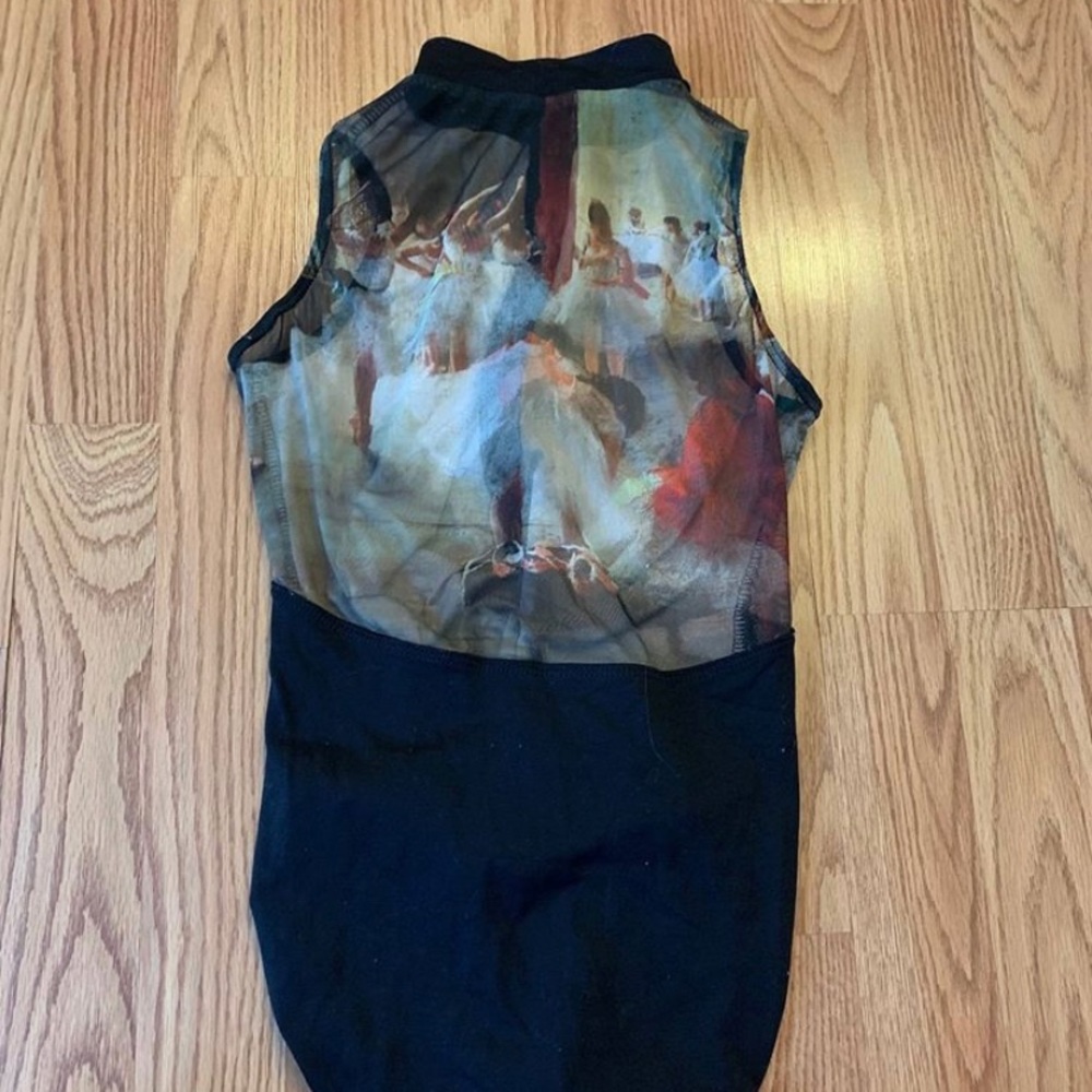 Detailed Black leotard